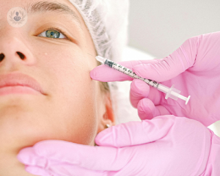 A woman receives a inimally invasive technique and the latest development to improve ageing skin 