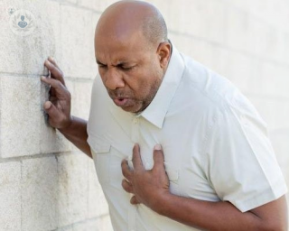 man suffering from angina 