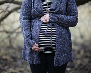 An image of a pregnant woman 