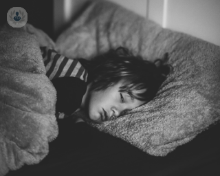 Boy with paediatric migraine, who could benefit from nutraceutical treatment.