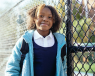 Young girl smiling