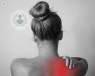 Woman experiencing pain in the shoulder