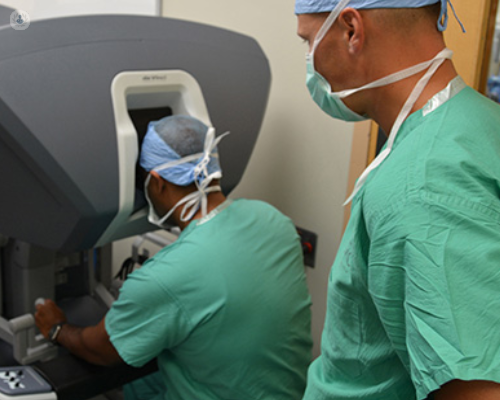 Surgeons undertaking urological robotic surgery